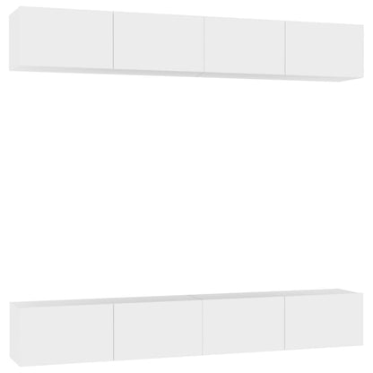 Tv-Meubelen Spaanplaat 100 x 30 x 30 cm Wit