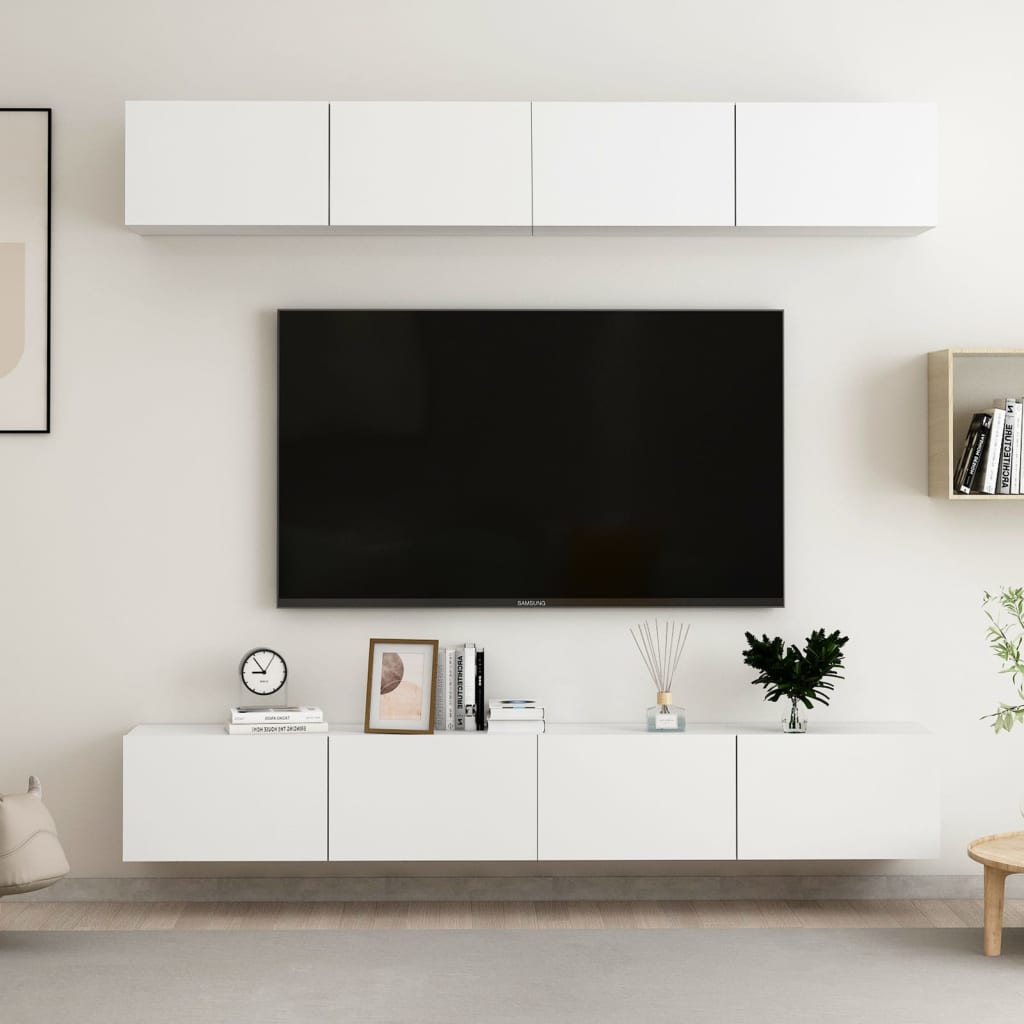 Tv-Meubelen Spaanplaat 100 x 30 x 30 cm Wit