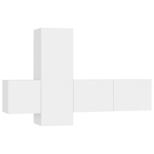 3-Delige Tv-Meubelset Spaanplaat 80 x 30 x 30 cm Wit