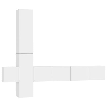 5-Delige Tv-Meubelset Spaanplaat 80 x 30 x 30 cm (2 pcs) Wit