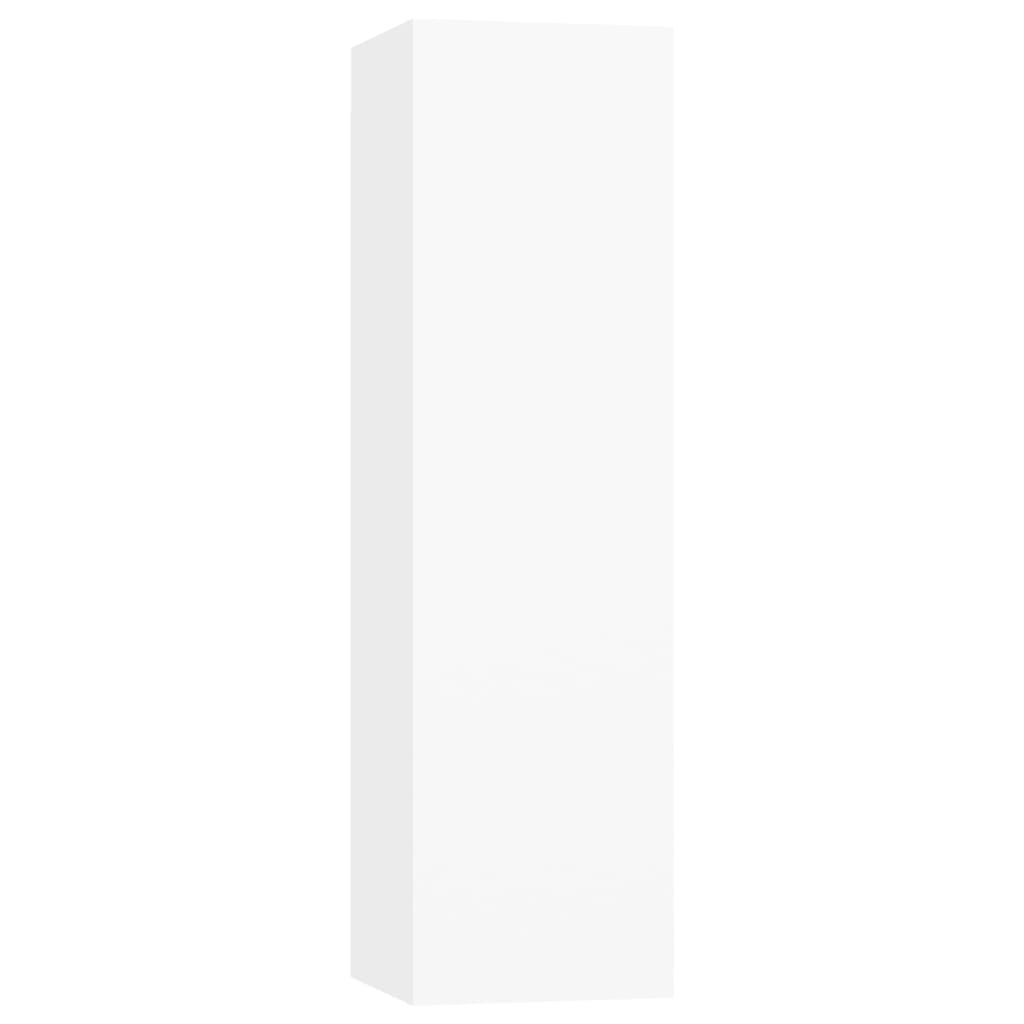 3-Delige Tv-Meubelset Spaanplaat 100 x 30 x 30 cm Wit