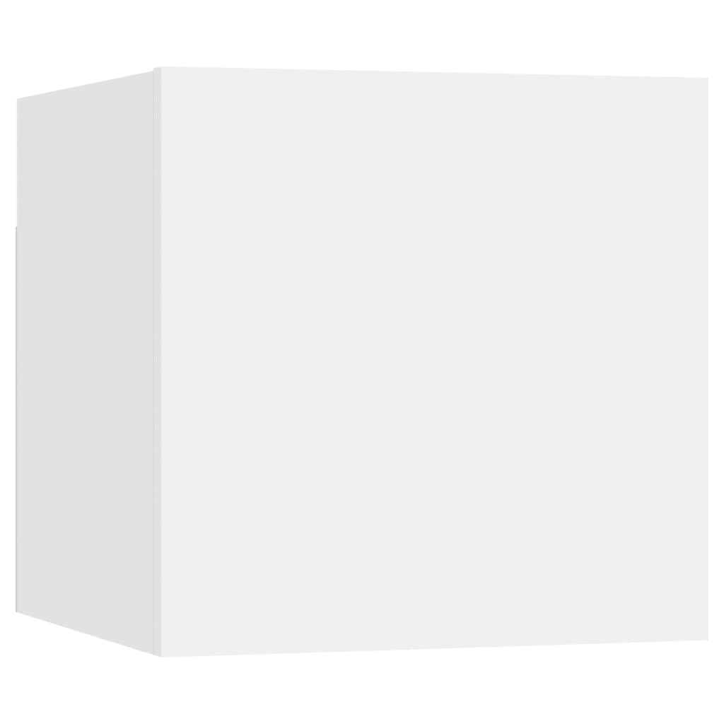 3-Delige Tv-Meubelset Spaanplaat 100 x 30 x 30 cm Wit