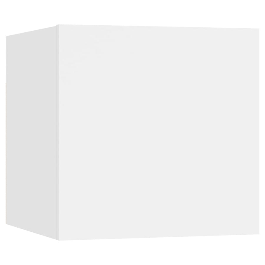 3-Delige Tv-Meubelset Spaanplaat 100 x 30 x 30 cm Wit