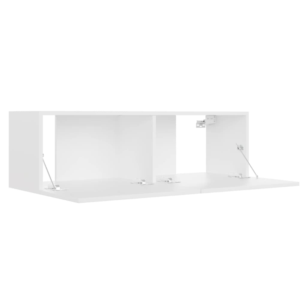 3-Delige Tv-Meubelset Spaanplaat 100 x 30 x 30 cm Wit