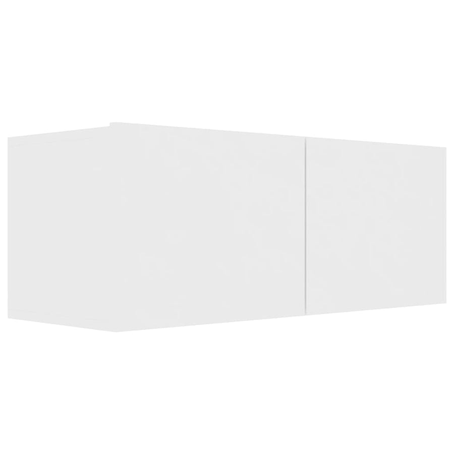 3-delige Tv-meubelset spaanplaat wit 80 x 30 x 30 cm Wit