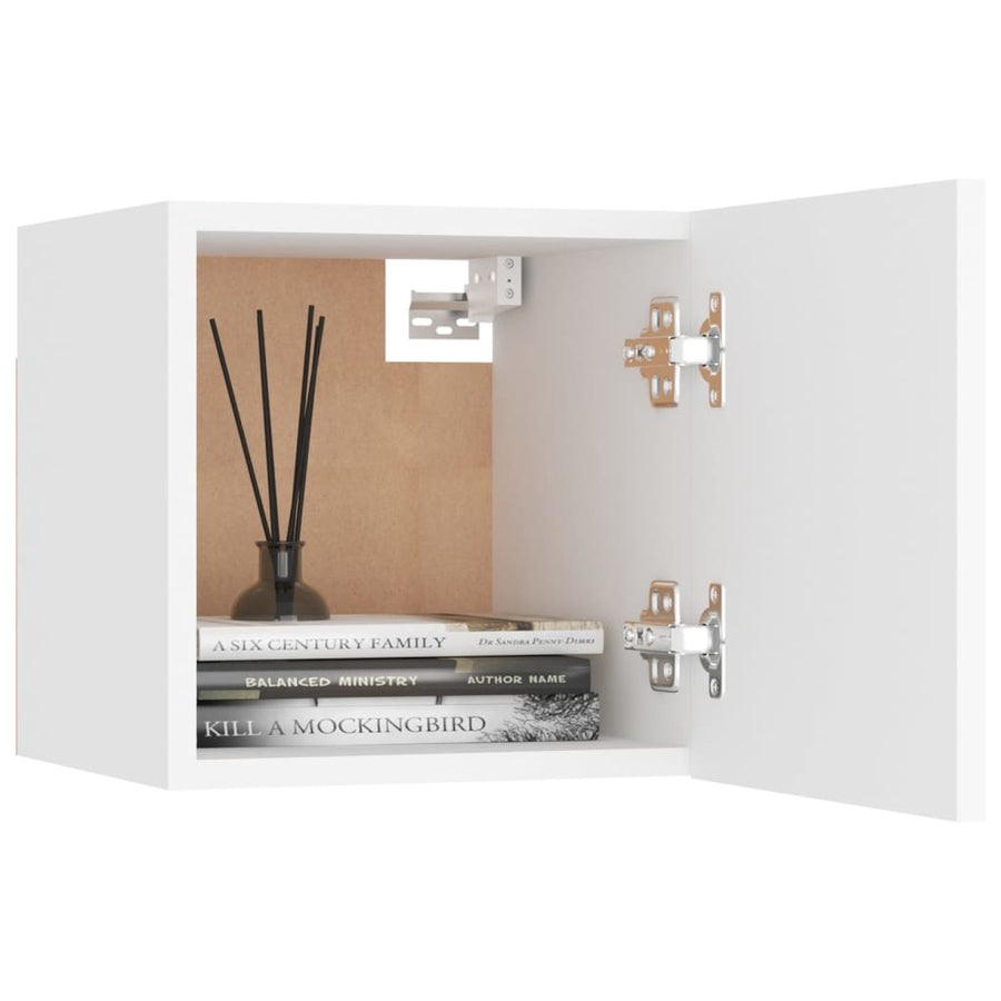 7-Delige Tv-Meubelset Spaanplaat 60 x 30 x 30 cm (3 pcs) Wit
