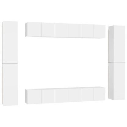 -Delige Tv-Meubelset Spaanplaat 10 60 x 30 x 30 cm Wit