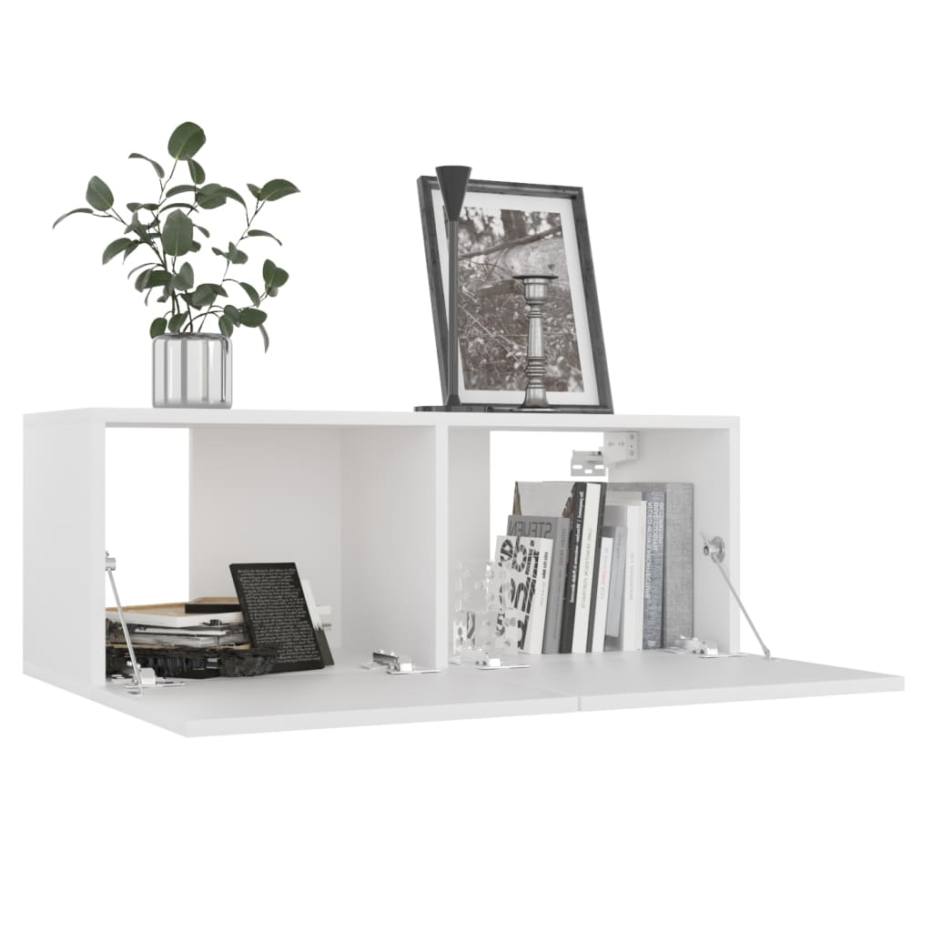 -Delige Tv-Meubelset Spaanplaat 10 60 x 30 x 30 cm Wit