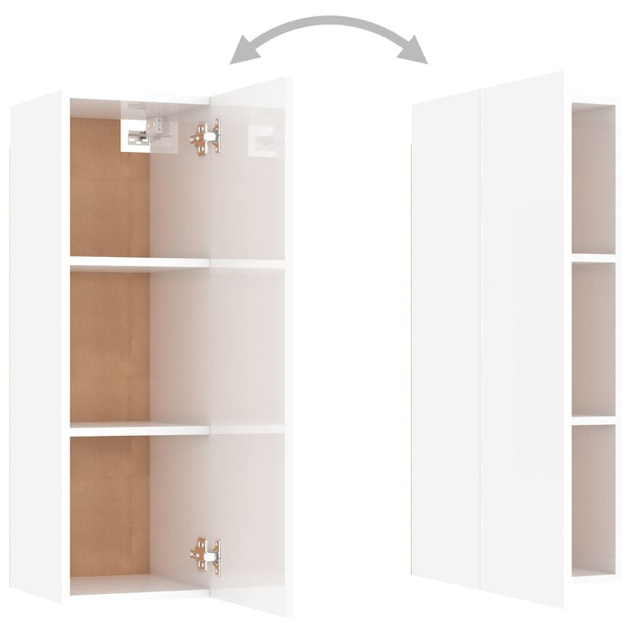 -Delige Tv-Meubelset Spaanplaat 10 60 x 30 x 30 cm Wit