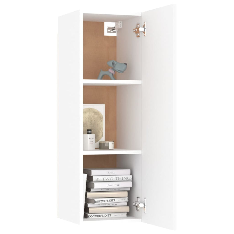 -Delige Tv-Meubelset Spaanplaat 4 80 x 30 x 30 cm Wit