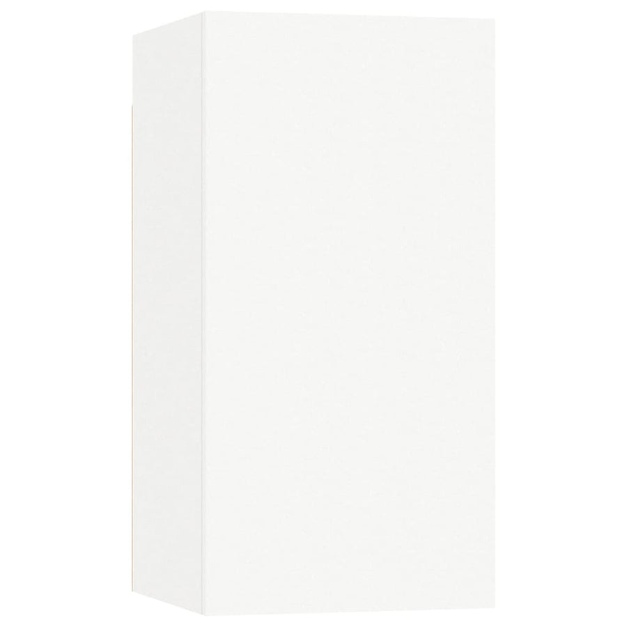 7-Delige Tv-Meubelset Spaanplaat 80 x 30 x 30 cm Wit