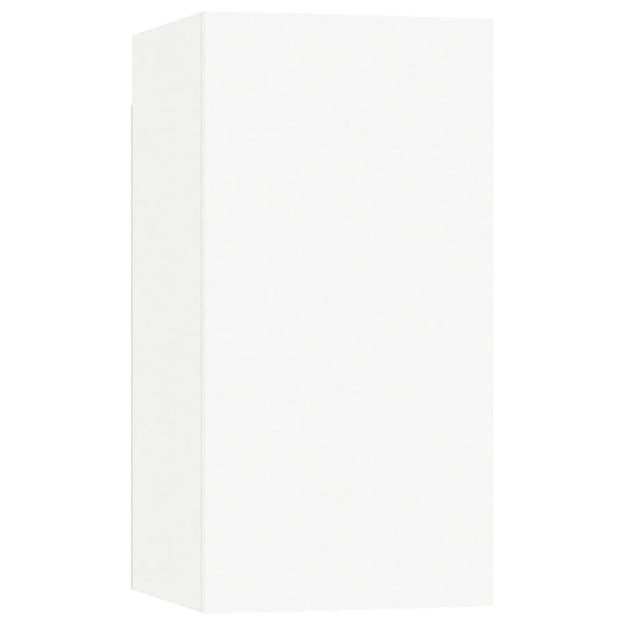 4-Delige Tv-Meubelset Spaanplaat 80 x 30 x 30 cm Wit