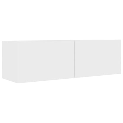 4-Delige Tv-Meubelset Bewerkt Hout 110 cm
