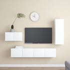 4-Piece TV Cabinet Set Engineered Wood 90 cm