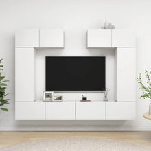-Delige Tv-Meubelset Spaanplaat 30.5 x 30 x 90 cm Wit