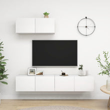 Tv-Meubelen Bewerkt Hout 3 80 x 30 x 30 cm Wit