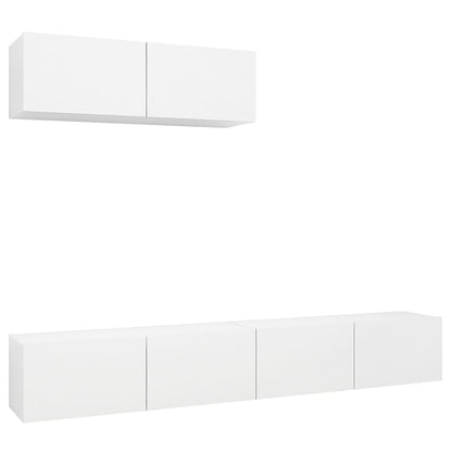 Tv-Meubelen Spaanplaat 3 100 x 30 x 30 cm Wit