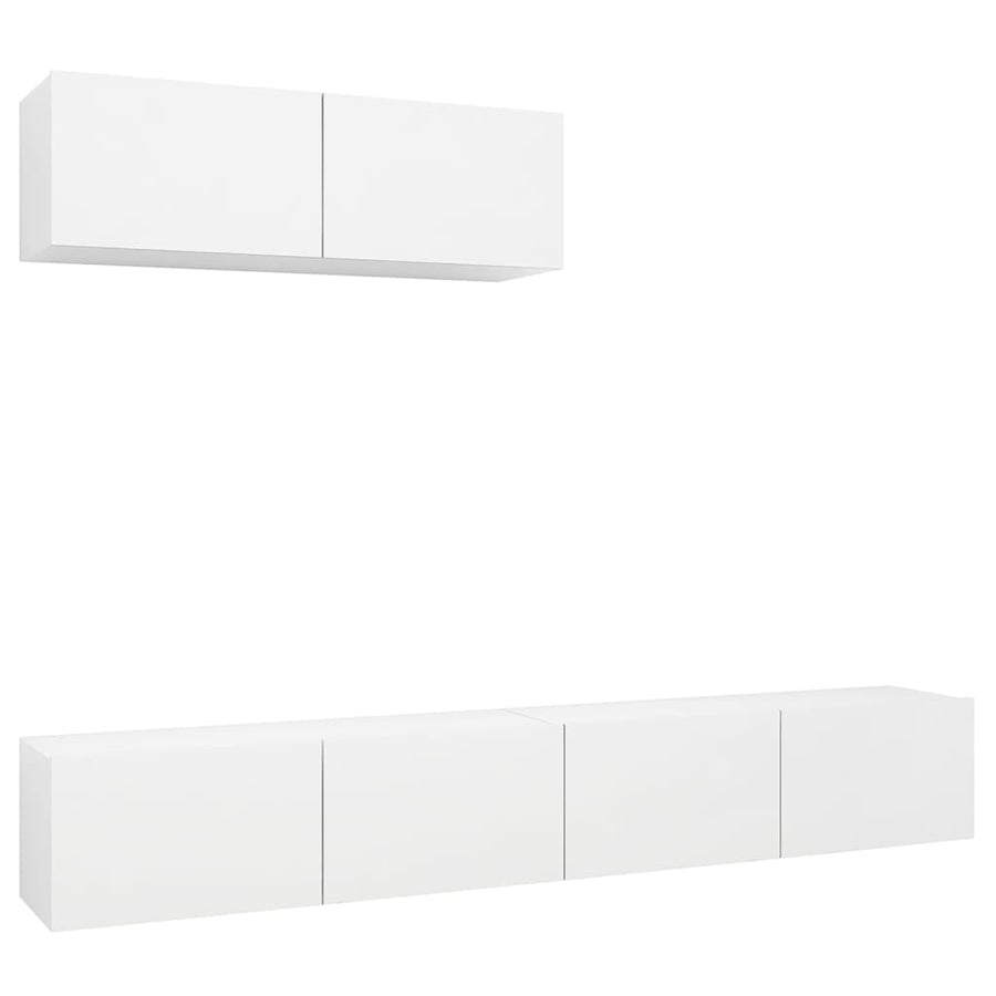 Tv-Meubelen Spaanplaat 3 100 x 30 x 30 cm Wit