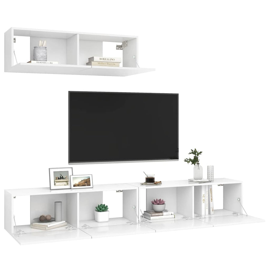 Tv-Meubelen Spaanplaat 3 100 x 30 x 30 cm Wit