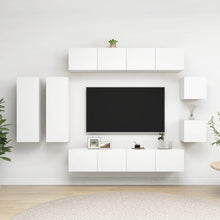 -Delige Tv-Meubelset Spaanplaat 80 x 30 x 30 cm Wit