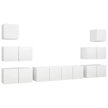-Delige Tv-Meubelset Spaanplaat 8 60 x 30 x 30 cm Wit