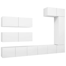 -Delige Tv-Meubelset Spaanplaat 7 100 x 30 x 30 cm Wit