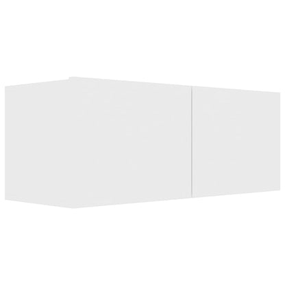 4-Delige Tv-Meubelset Bewerkt Hout 60/80 cm