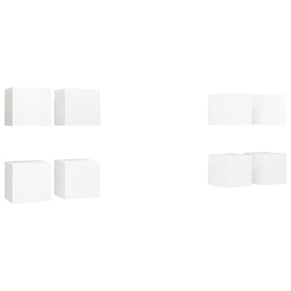 Tv-Wandmeubelen 30,5X30X30 Cm Wit