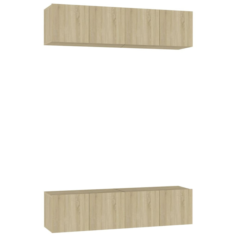 Tv-Meubelen Spaanplaat Kleurig 60 x 30 x 30 cm Sonoma eiken