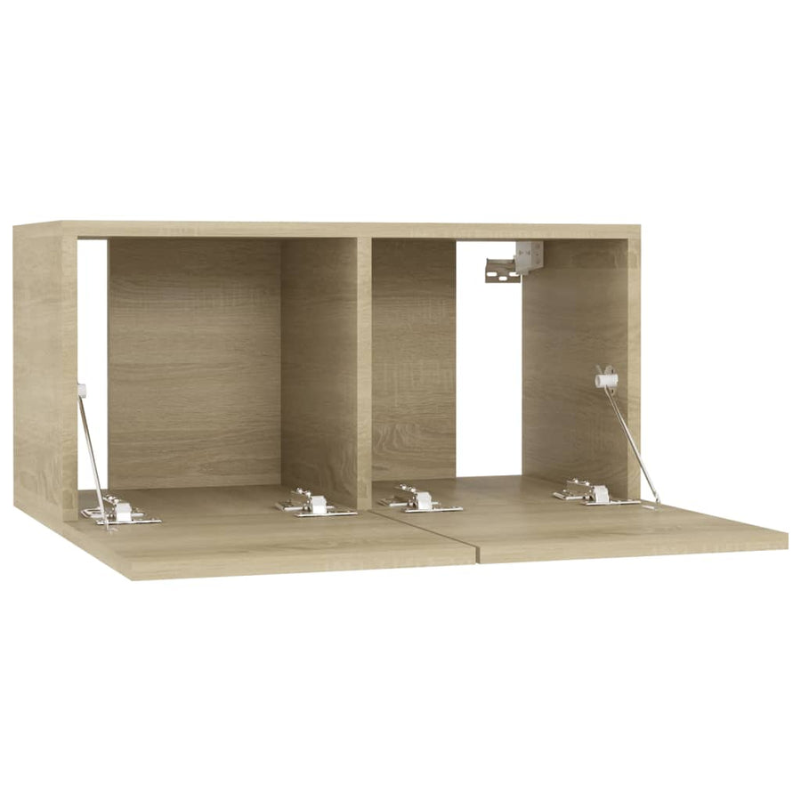 Tv-Meubelen Spaanplaat Kleurig 60 x 30 x 30 cm Sonoma eiken
