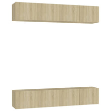 Tv-Meubelen Spaanplaat Kleurig 80 x 30 x 30 cm Sonoma eiken