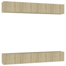 Tv-Meubelen Spaanplaat Kleurig 100 x 30 x 30 cm Sonoma eiken