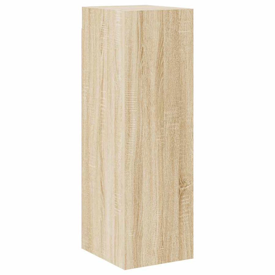8-Delige Tv-Meubelset Bewerkt Hout Sonoma Eikenkleurig