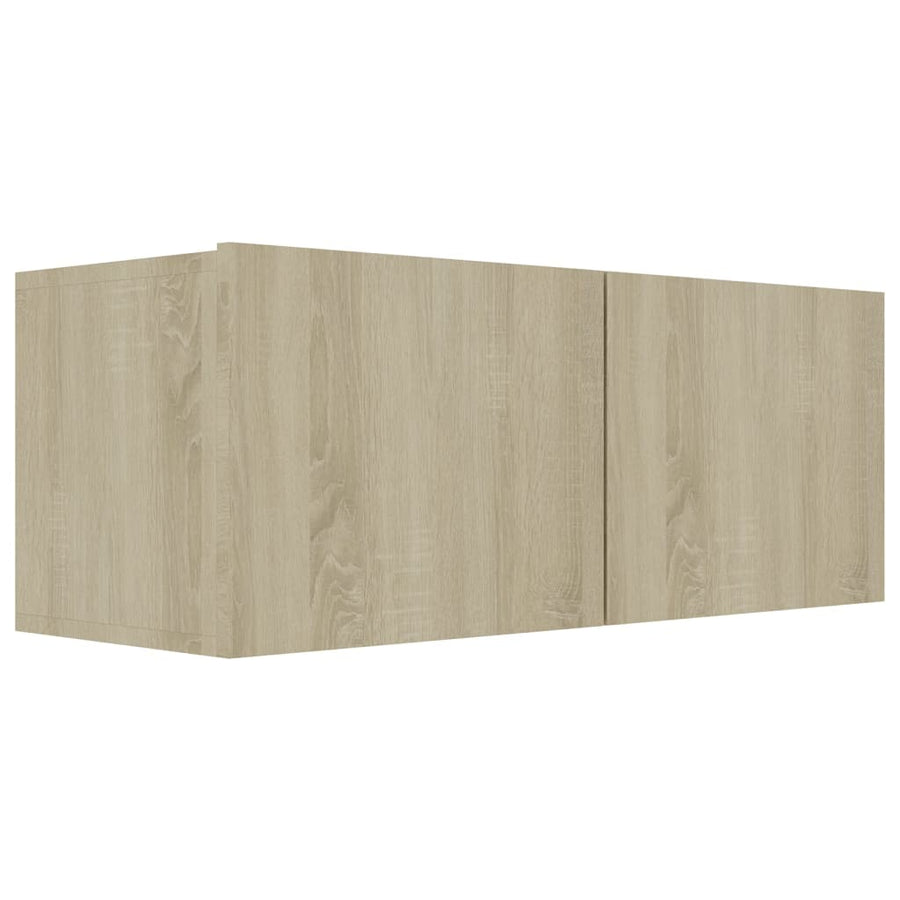 6-Delige Tv-Meubelset Spaanplaat Kleurig 80 cm Sonoma eiken