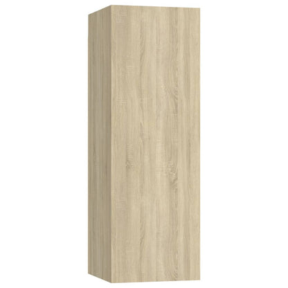 5-Delige Tv-Meubelset Spaanplaat Kleurig 90 cm Sonoma eiken