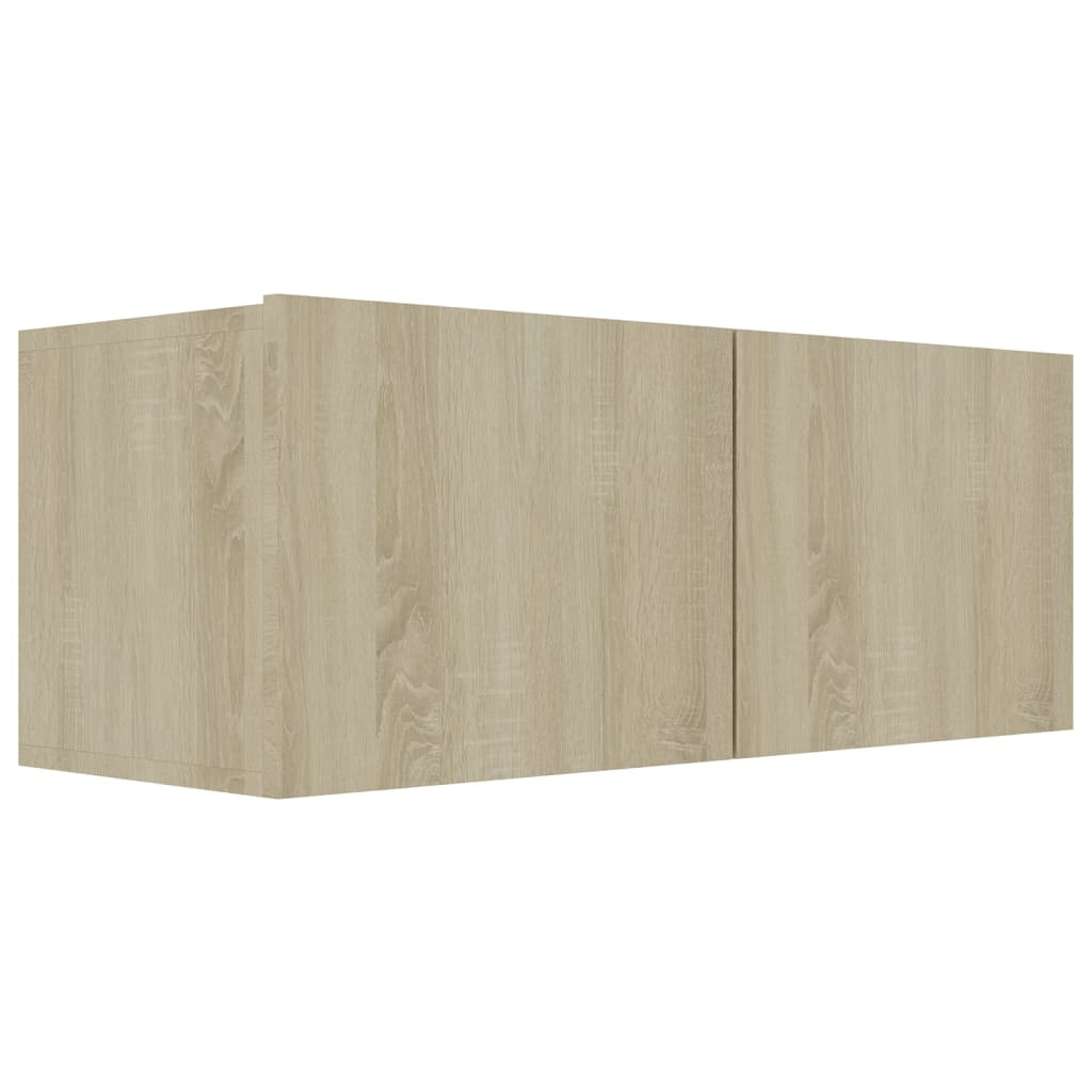 5-Delige Tv-Meubelset Spaanplaat Kleurig 90 cm Sonoma eiken