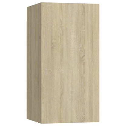 -Delige Tv-Meubelset Spaanplaat Kleurig 6 100 x 30 x 30 cm Sonoma eiken