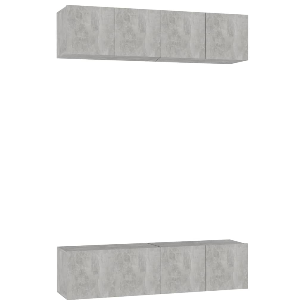 Tv-Meubelen Spaanplaat 60 x 30 x 30 cm Betongrijs
