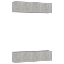 Tv-Meubelen Spaanplaat 60 x 30 x 30 cm Betongrijs