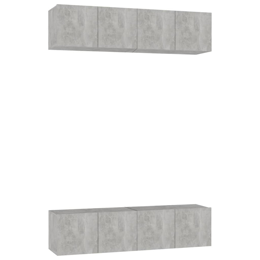 Tv-Meubelen Spaanplaat 60 x 30 x 30 cm Betongrijs