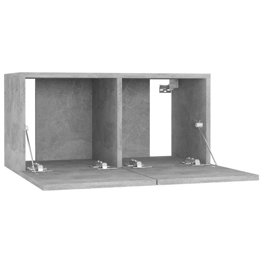 Tv-Meubelen Spaanplaat 60 x 30 x 30 cm Betongrijs