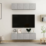 Tv-meubel 60x30x30 cm spaanplaat betongrijs