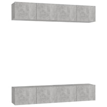 Tv-Meubelen Spaanplaat 80 x 30 x 30 cm Betongrijs