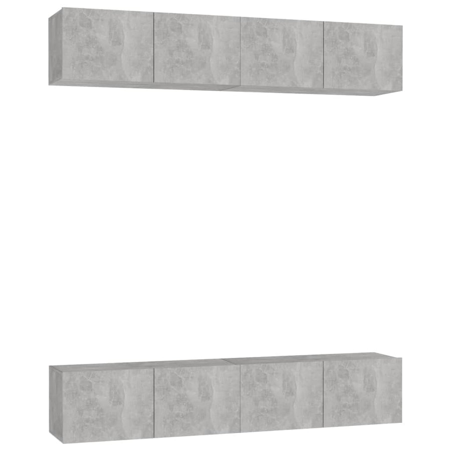 Tv-Meubelen Spaanplaat 80 x 30 x 30 cm Betongrijs