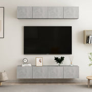 Tv-meubel 80x30x30 cm spaanplaat betongrijs