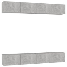 Tv-Meubelen Spaanplaat 100 x 30 x 30 cm Betongrijs
