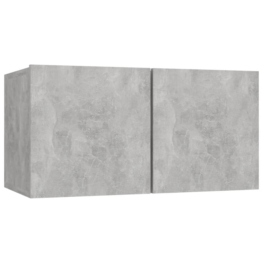 5-Delige Tv-Meubelset Spaanplaat 120 cm Betongrijs