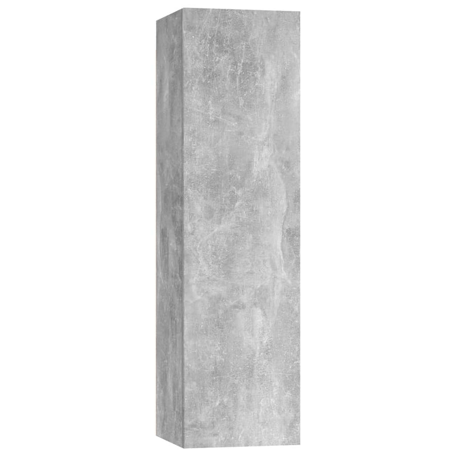 3-Delige Tv-Meubelset Spaanplaat 100 x 30 x 30 cm Betongrijs