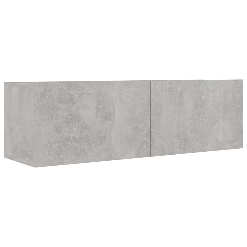 8-Delige Tv-Meubelset Spaanplaat 100 x 30 x 30 cm Betongrijs