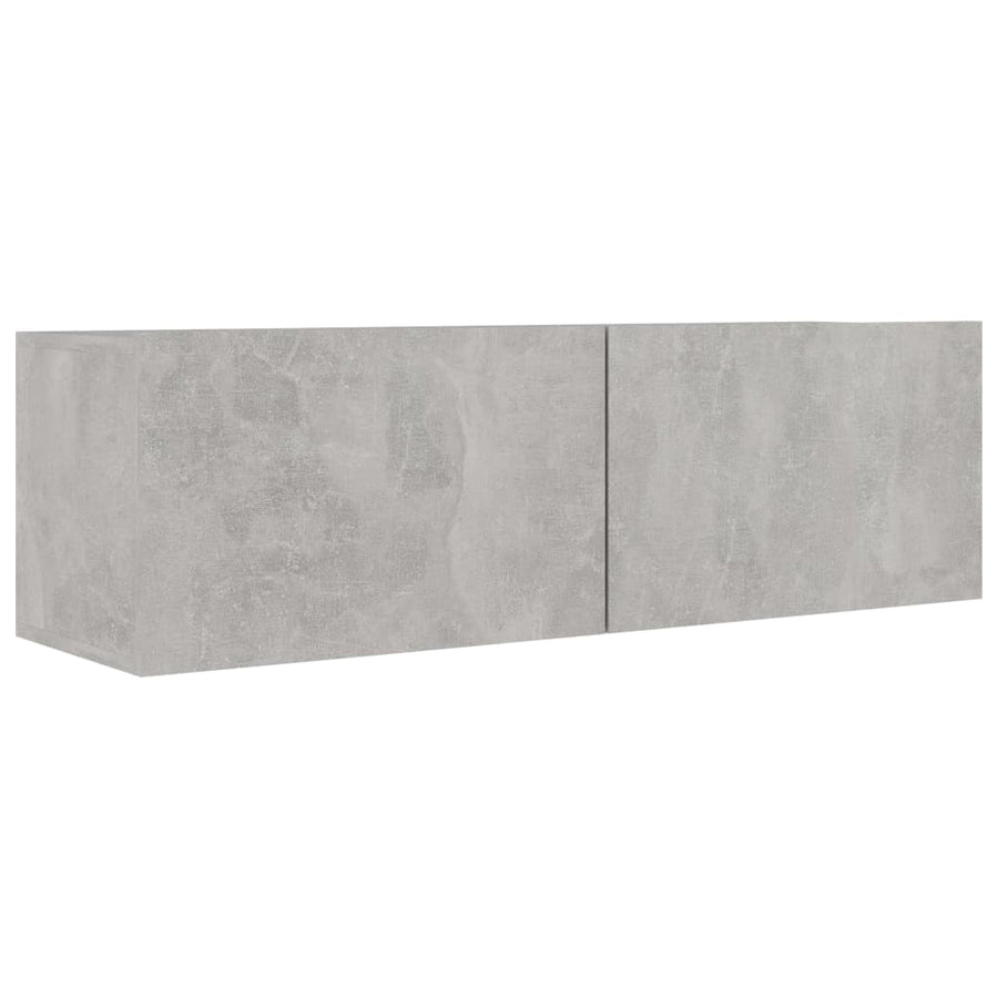 8-Delige Tv-Meubelset Spaanplaat 100 x 30 x 30 cm Betongrijs